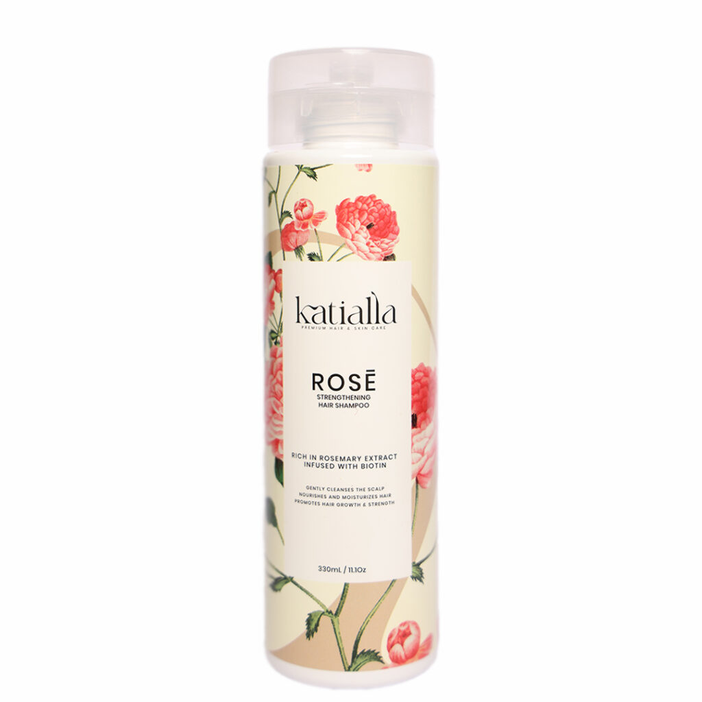Rose Shampoo 330ML - Strengthen, Hydrate & Shine Hair Naturally